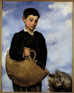 Dziecko z psem Obraz Edouarda Maneta (1832-1883) autorstwa Édouard Manet