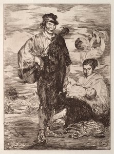 Cyganie. autorstwa Édouard Manet