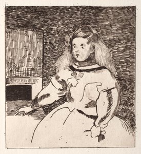 l niemowlę Małgorzata. autorstwa Édouard Manet