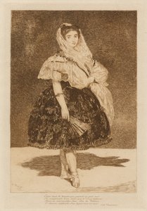 Lola de Valencia, 1862. autorstwa Édouard Manet