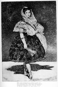 Lola z Walencji, c1850-1880 1924 autorstwa Édouard Manet
