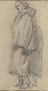 Mężczyzna w płaszczu [verso] autorstwa Édouard Manet