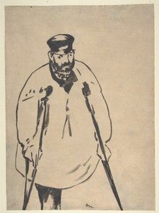Manet - Mężczyzna o kulach, 1878 autorstwa Édouard Manet