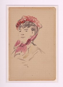 Manet - Portret Isabelle Lemonnier, około 1880 r. autorstwa Édouard Manet