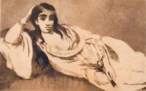 Odaliske autorstwa Édouard Manet