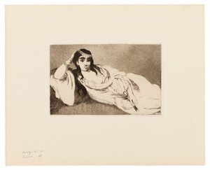 Odaliska autorstwa Édouard Manet