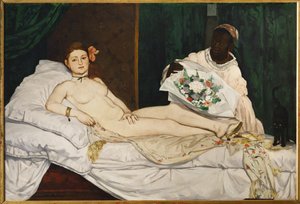 Olympia (olej na płótnie) autorstwa Edouard Manet