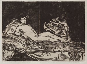 Olimpia. autorstwa Édouard Manet