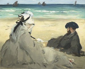 Na plaży autorstwa Édouard Manet