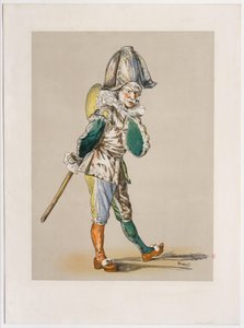 Polichinelle autorstwa Édouard Manet