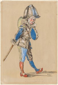 Polichinelle autorstwa Édouard Manet