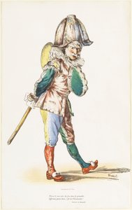 Polichinelle autorstwa Édouard Manet