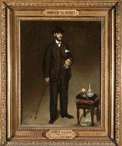 Portrait en pied de Theodore Duret (1838-1927), kolekcjoner i krytyk sztuki Obraz Edouarda Maneta (1832-1883) 1868 Nd. 0,43x0,35 m Paryż, musee du petit palais - Pełnowymiarowy portret Theodore