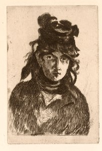 Portret Berthe Morisot. autorstwa Édouard Manet