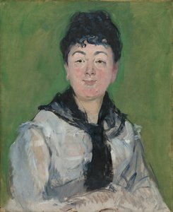 Portret kobiety z czarną fichu, ok. 1930 r. 1878. autorstwa Édouard Manet