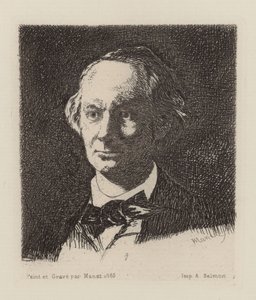 Portret poety Charlesa Baudelaire