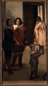 Hiszpańscy jeźdźcy Obraz Edouarda Maneta (1832-1883) 1859 Nd. 0,45 X 0,26 m Lyon, Muzeum Sztuk Pięknych autorstwa Édouard Manet