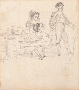 Para hiszpańska, 1862 autorstwa Édouard Manet
