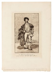 Tancerz baletowy (Don Mariano Camprubi) autorstwa Édouard Manet
