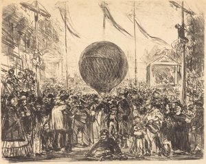 Balon, 1862. autorstwa Édouard Manet