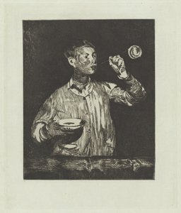 Chłopiec z bańkami mydlanymi Chłopiec z bańkami mydlanymi, 18681869. autorstwa Édouard Manet