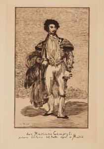 Tancerz (Mariano Caprubi) autorstwa Édouard Manet