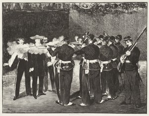 Egzekucja cesarza Maksymiliana autorstwa Edouard Manet