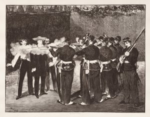 Egzekucja cesarza Maksymiliana autorstwa Édouard Manet
