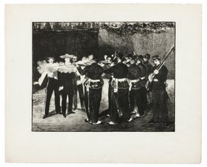 Egzekucja Maksymiliana autorstwa Édouard Manet