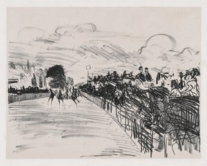 Wyścigi autorstwa Édouard Manet