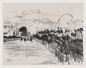 Wyścigi, 1865. autorstwa Édouard Manet