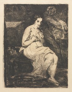 toaleta autorstwa Édouard Manet