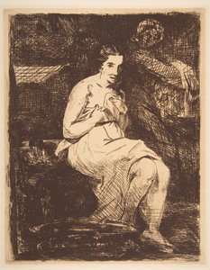 Toaleta, 1862. autorstwa Édouard Manet