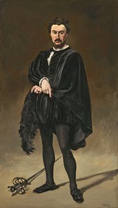 Aktor Tragedii (Rouviere jako Hamlet) autorstwa Édouard Manet