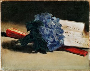 Kiść fiołków (olej na płótnie) autorstwa Edouard Manet
