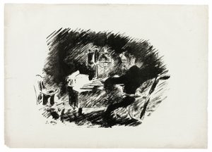 Under the Lamp ("Once upon a midnight dreary..."), z filmu The Raven (Le Corbeau) autorstwa Édouard Manet