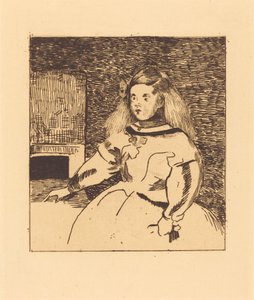 Infantka Małgorzata (Infante Małgorzata) autorstwa Edouard Manet after Diego Velázquez
