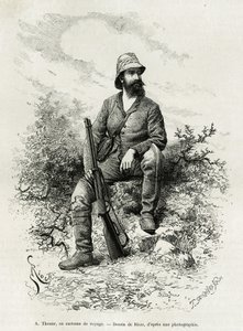 Portret Emile Arthur Thouar autorstwa Edouard Riou