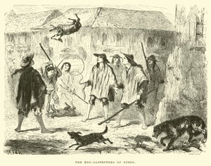 Niszczyciele psów z Cuzco autorstwa Edouard Riou