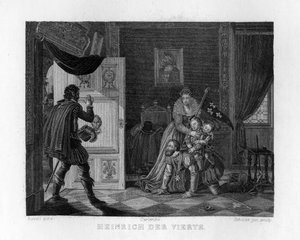 „Henryk IV i jego dzieci”, c1833
