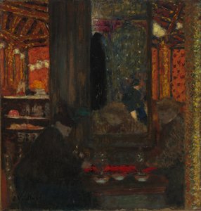 W kawiarni autorstwa Edouard Vuillard