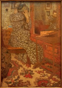 Kiedy robisz włosy autorstwa Edouard Vuillard