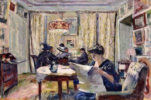 Brydżowcy, ok. 1911 autorstwa Edouard Vuillard
