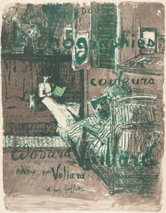 Okładka do albumu Krajobrazy i wnętrza, 1899. autorstwa Edouard Vuillard