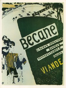 Edouard Vuillard: Becane - aperitive tonic liqueur ... (litografia) autorstwa Edouard Vuillard
