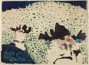Cztery damy w ozdobnych kapeluszach autorstwa Edouard Vuillard
