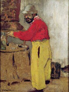 Henri de Toulouse-Lautrec w Villeneuve sur Yonne, 1898 autorstwa Edouard Vuillard