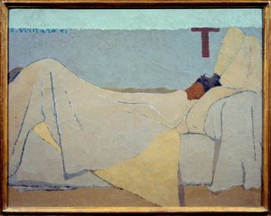 W łóżku autorstwa Edouard Vuillard