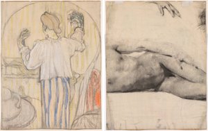 Przed lustrem autorstwa Edouard Vuillard