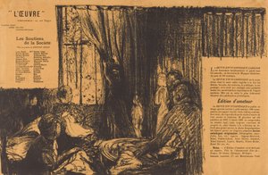 Zwolennicy społeczeństwa, 1896. autorstwa Edouard Vuillard